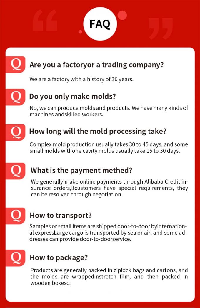 RongDe plastic injection mold model 174 for household products — detail view