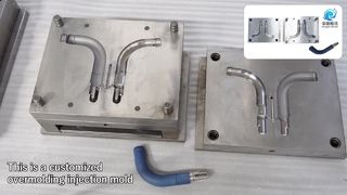 Khuôn chèn tùy chỉnh để bọc nhựa xung quanh các bộ phận kim loại Khuôn ép phun