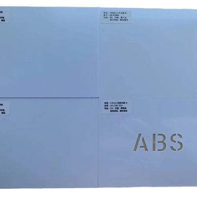 Bảng nhựa ABS bề mặt bóng cho khắc và khắc tùy chỉnh với chứng nhận ISO9001