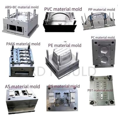 Khuôn ép nhựa tùy chỉnh với cấu trúc thép khuôn cho vật liệu ABS/PP/PS/PE/PVC/PA6/PA66 và thiết kế nhiều hốc