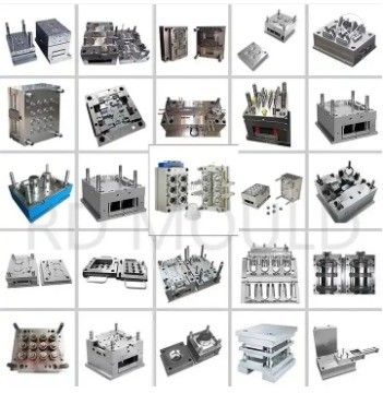 Đơn lẻ đa khoang phun đúc khuôn nhựa cho phụ tùng ô tô ánh sáng lưới đấm