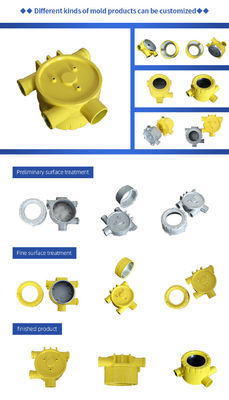 Các bộ phận đúc nghiền nhôm tùy chỉnh cho nhu cầu ô tô và công nghiệp được thiết kế trong phần mềm UG hoặc Pro / E