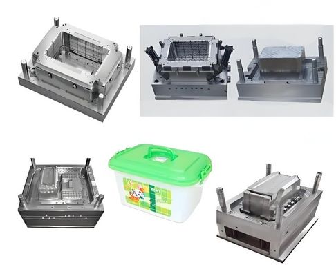 Các bộ phận khuôn phun nhựa tiêu chuẩn với khuôn đa khoang công cụ cho tuổi thọ khuôn 500K đến 1000K