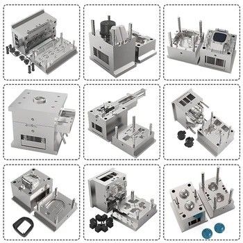 Mô hình cao su đúc chết nhôm tùy chỉnh cho khuôn tiêm nhựa với bề mặt kết cấu và 300000-500000 shot