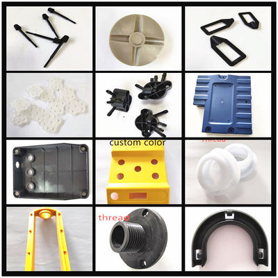 Bộ phận ép nhựa tùy chỉnh với vật liệu ABS PA66 PP PC PMMA PSU PCTG TPE TPU cho Dịch vụ OEM ODM và Hỗ trợ bản vẽ CAD 2D/3D