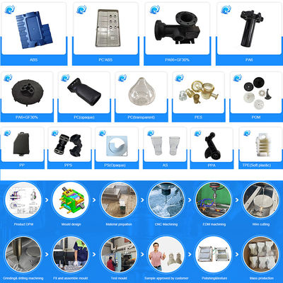Các bộ phận đúc phun nhựa bề mặt mịn cho các dụng cụ làm đẹp