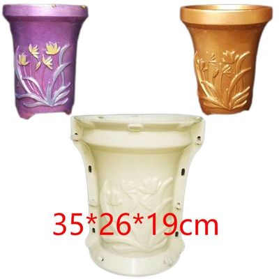 Thiết kế tùy chỉnh ABS vật liệu bê tông nồi hoa khuôn với hơn 100 lần tuổi thọ khuôn