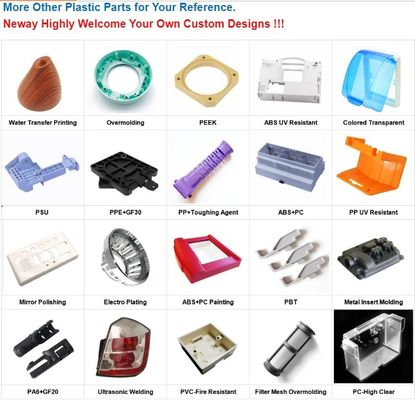 Các bộ phận ô tô tiêm nhựa tùy chỉnh ABS Sản phẩm nhựa với cơ sở khuôn quy trình LKM